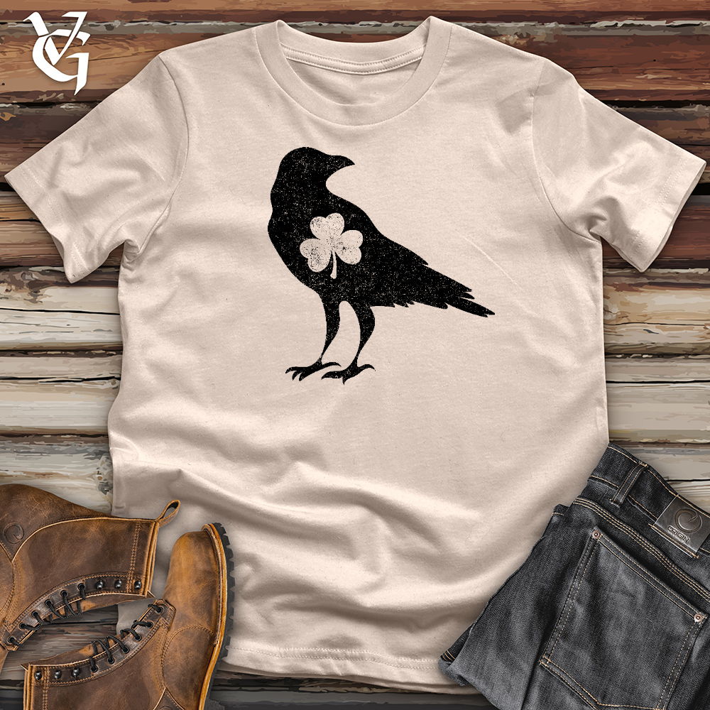 Black Raven Shamrock Heart