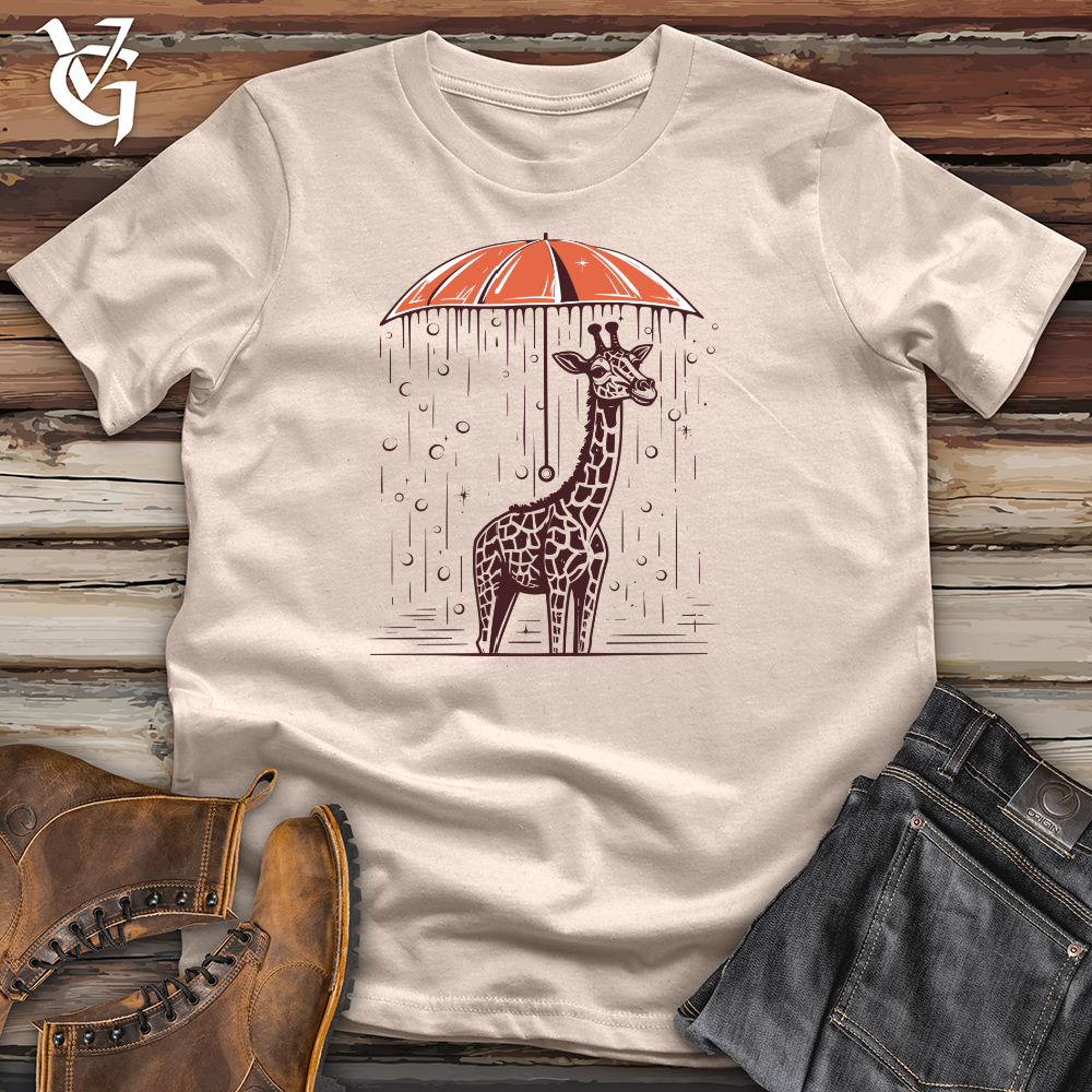 Vintage Rainy Giraffe Cotton Tee