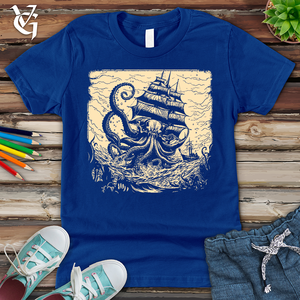 Kraken at Sea Youth Tee