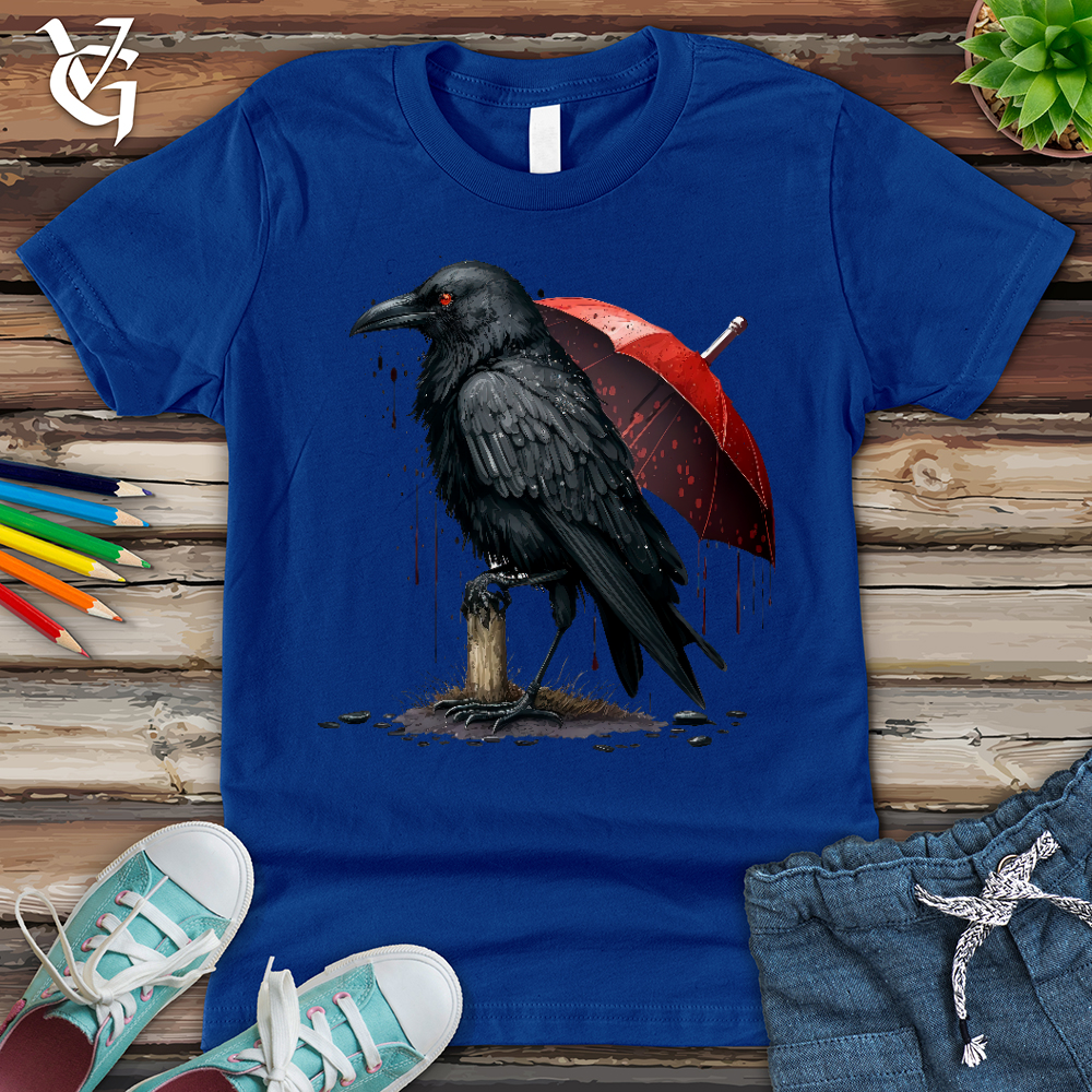 Raven in the Rain Youth Tee