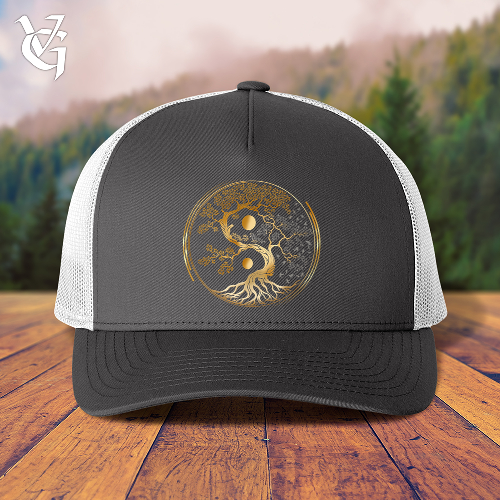 Tree Of Life Yin Yang Trucker Cap