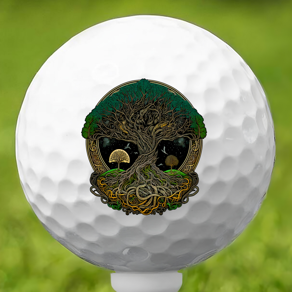 Yggdrasil Forest Golf Ball 3 Pack
