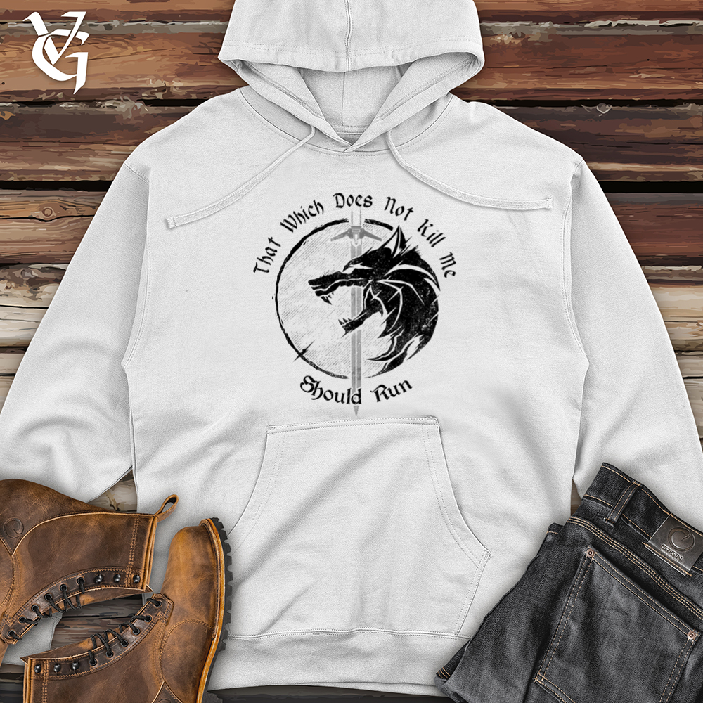 Should Run Wolf Midweight Hooded Sweatshirt