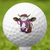 Auntie Cow Golf Ball 3 Pack
