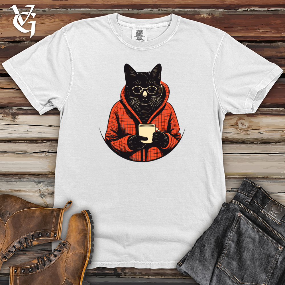 Cozy Sweater Cat Café Heavy Cotton Comfort Colors Tee
