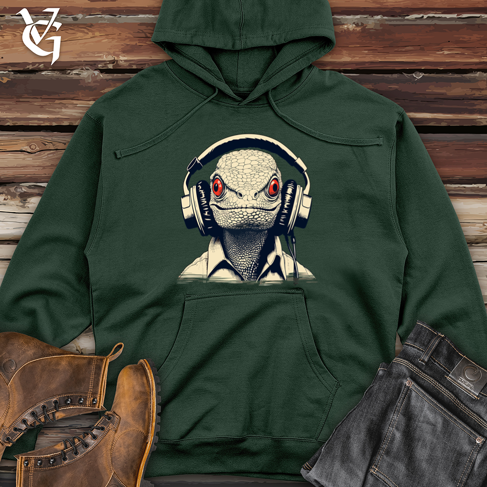 Viking Goods DJ Lizard Midweight Hooded Sweatshirt Alpine Green / L