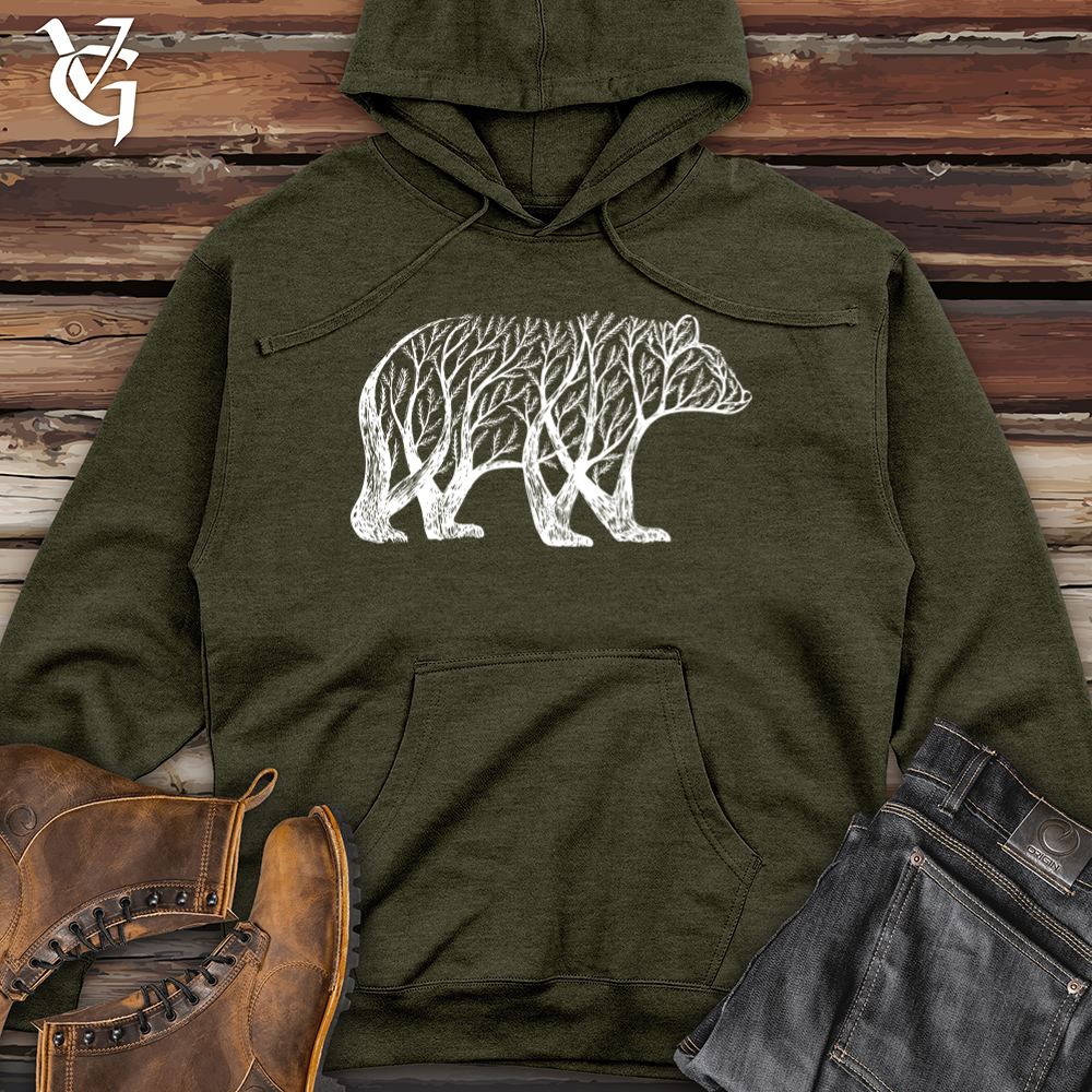 Viking Goods The Bjorn Midweight Hooded Sweatshirt Army Heather / L