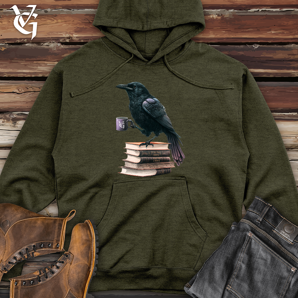 Viking Goods VG Brewmaster Midweight Hooded Sweatshirt Army Heather / L