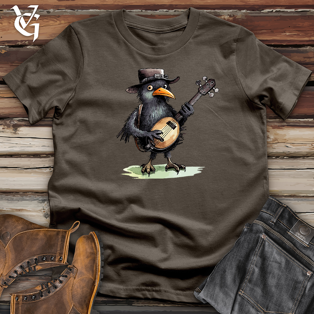 Viking Goods Banjo Raven Cotton Tee Army / L