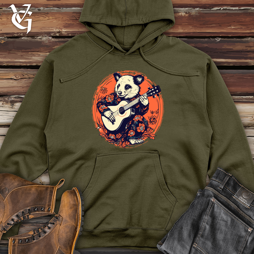 Viking Goods Groovy Possum Jam Midweight Hooded Sweatshirt Army / L