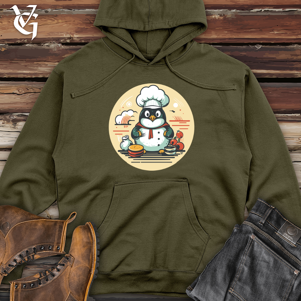 Viking Goods Kings of Cuisine Midweight Hooded Sweatshirt Army / L