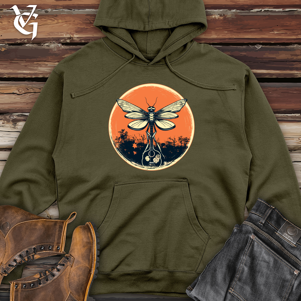 Viking Goods Melodic Wings Serenade Midweight Hooded Sweatshirt Army / L