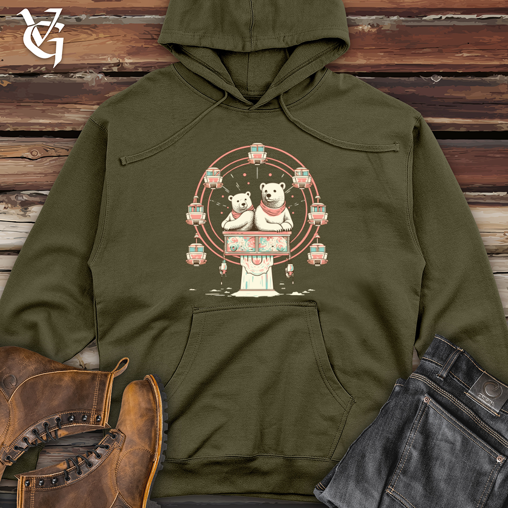 Viking Goods Polar Ferris Wheel Midweight Hooded Sweatshirt Army / L