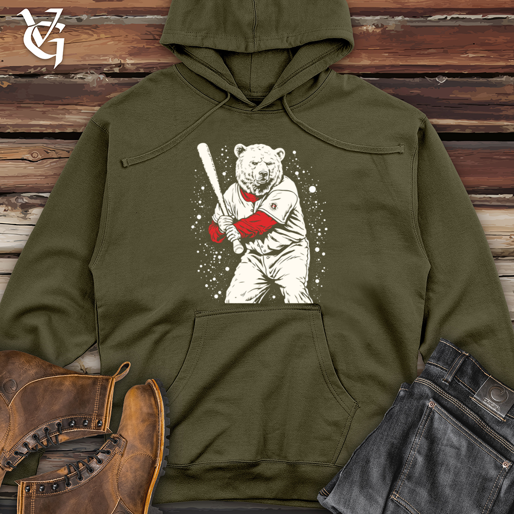 Viking Goods Snowball Slugger Midweight Hooded Sweatshirt Army / L
