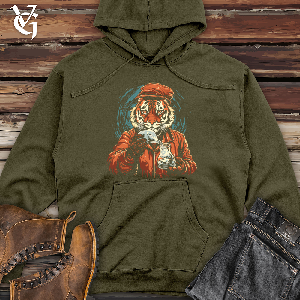 Viking Goods Tiger Torchmaster Midweight Hooded Sweatshirt Army / L
