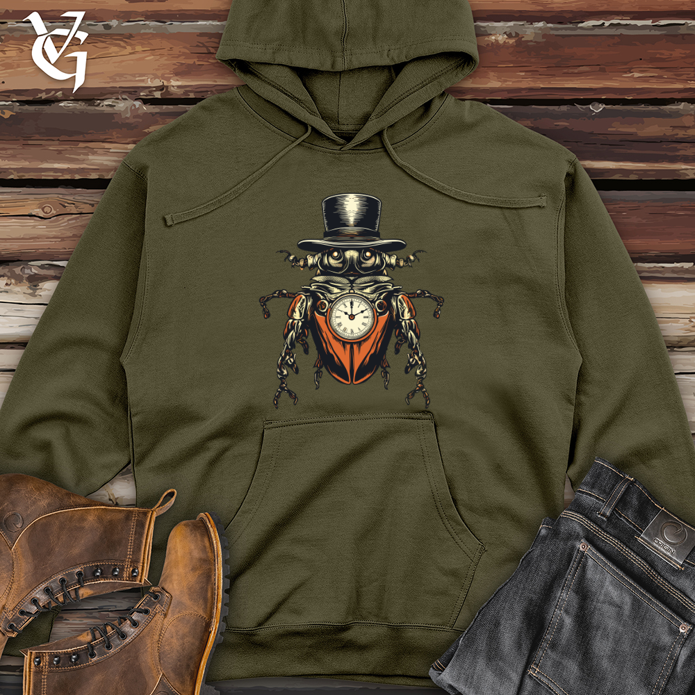 Viking Goods Timekeeper Beetle Midweight Hooded Sweatshirt Army / L