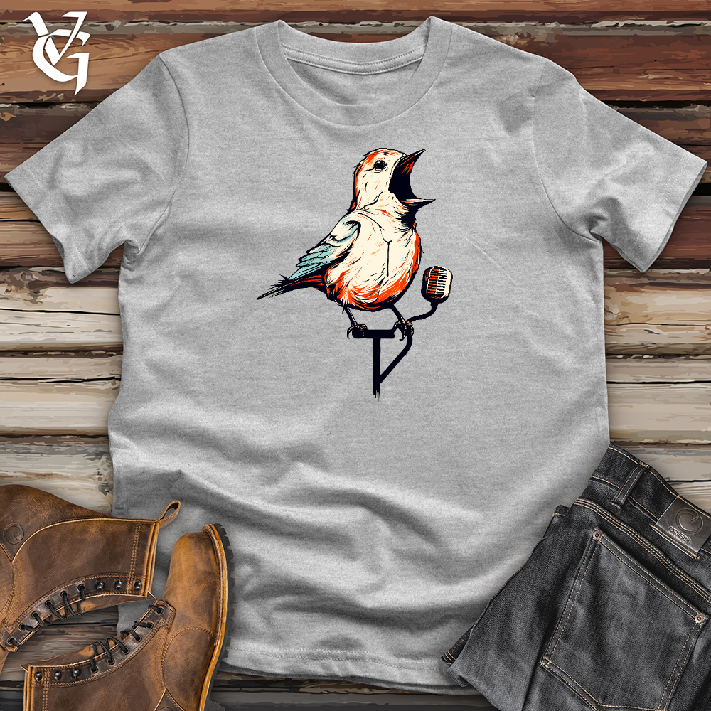 Viking Goods A Singing Bird Cotton Tee Ash / L
