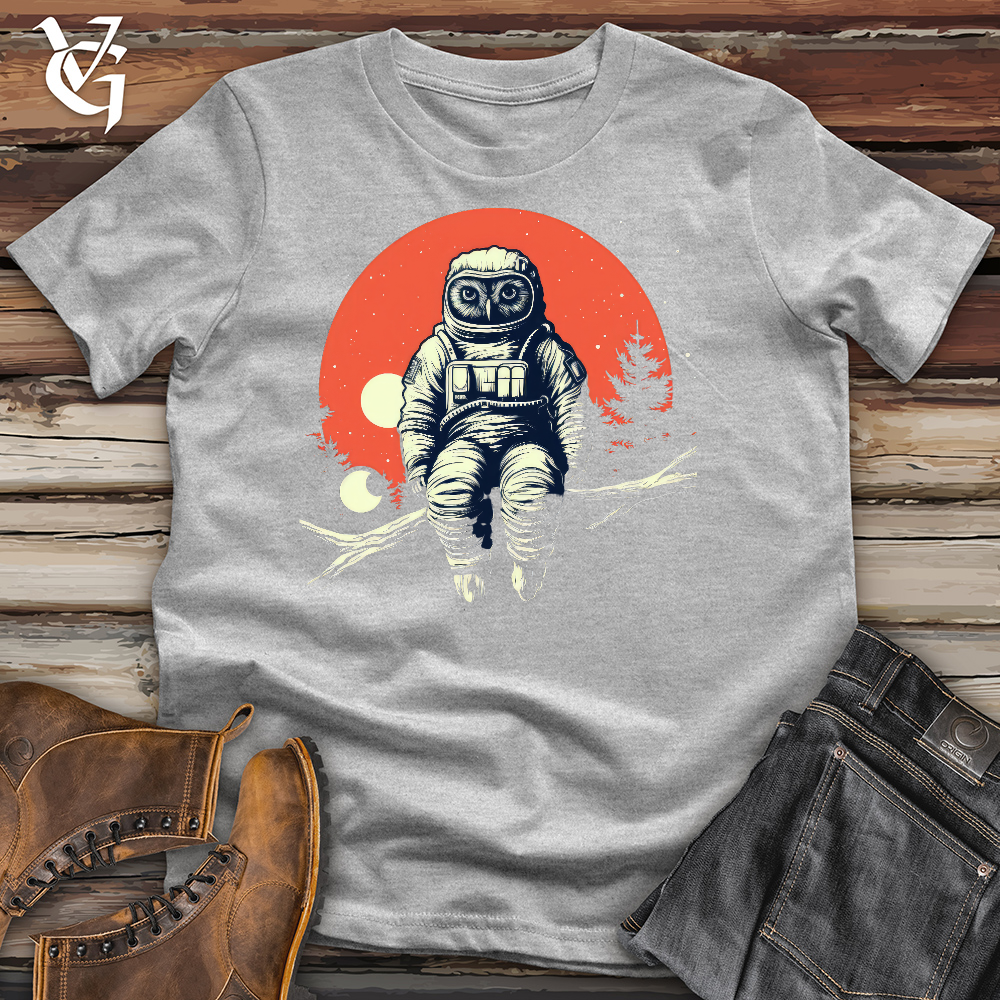 Viking Goods Astronaut Owl Cotton Tee Ash / L