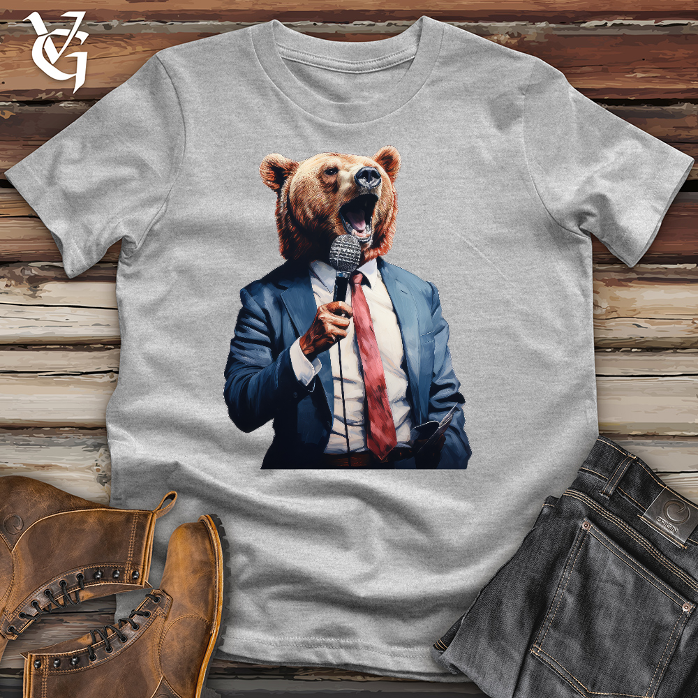 Viking Goods Charismatic Bear Speaker Cotton Tee Ash / L