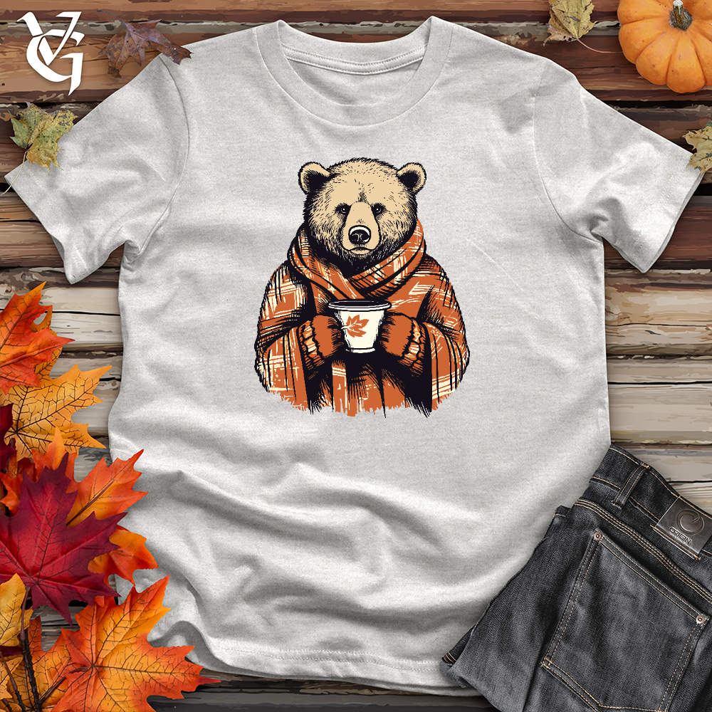 Viking Goods Cozy Cider Bear Cotton Tee Ash / L