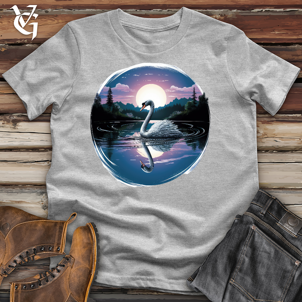 Viking Goods Elegant Swan Cotton Tee Ash / L