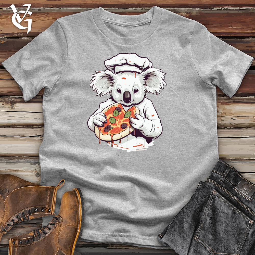 Viking Goods Koala Pizza Chef Cotton Tee Ash / L