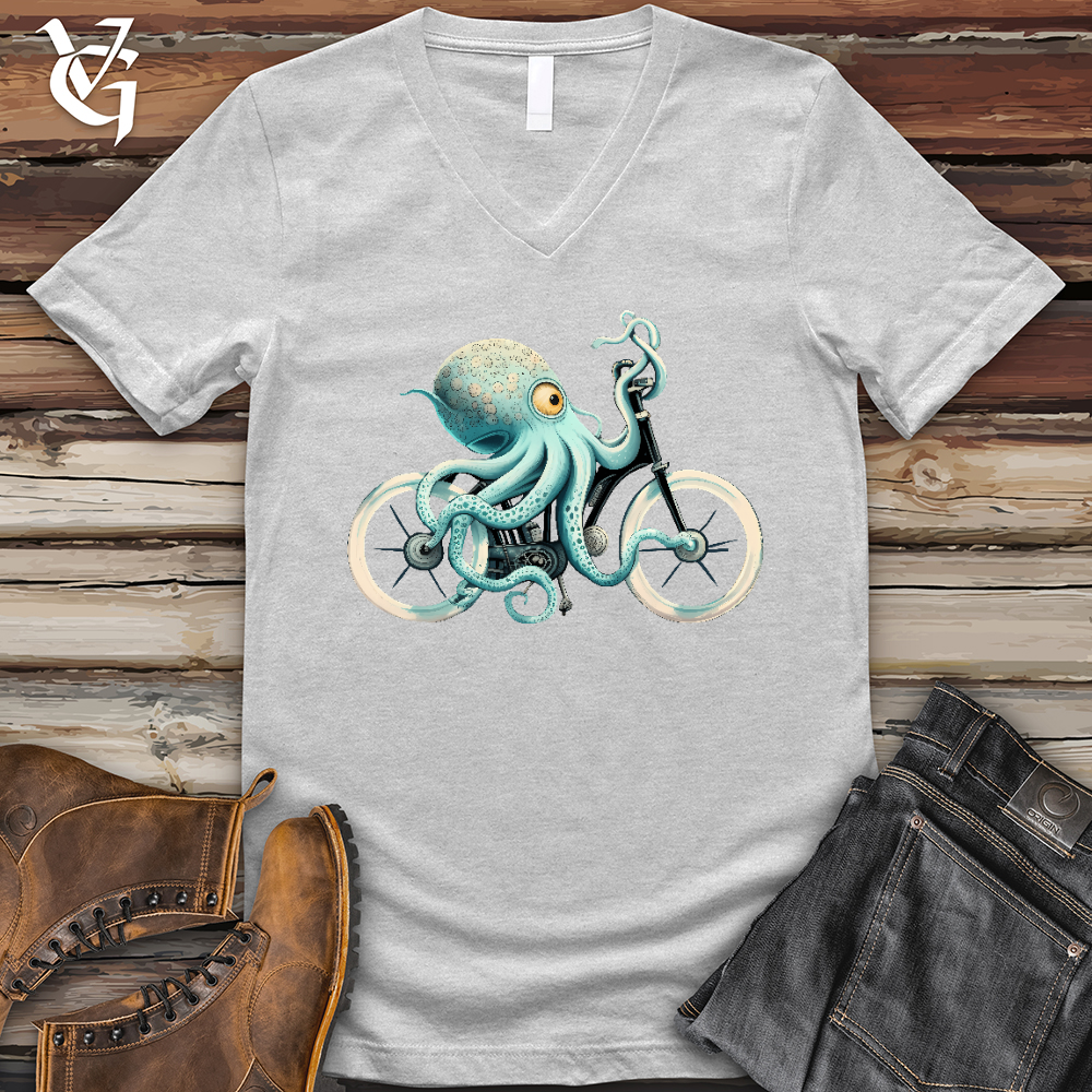 Viking Goods Octobike V-Neck Tee Ash / L
