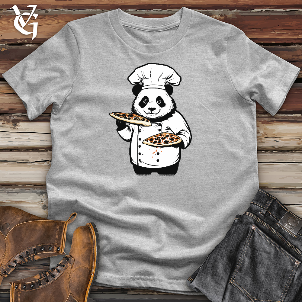 Viking Goods Panda Pizza Chef Cotton Tee Ash / L