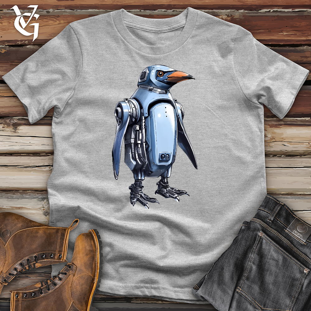 Viking Goods Robot Penguin Cotton Tee Ash / L
