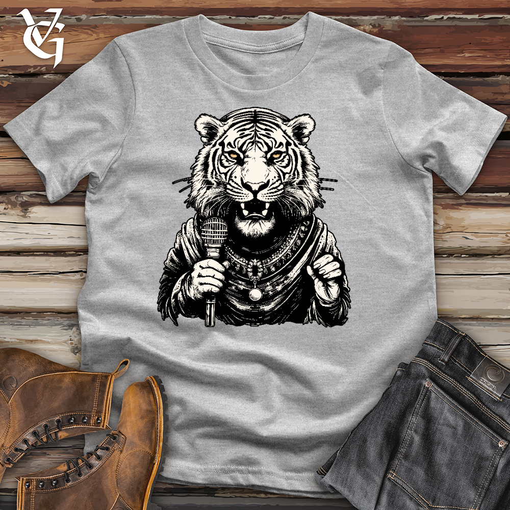 Viking Goods Tiger Lead Singer Cotton Tee Ash / L