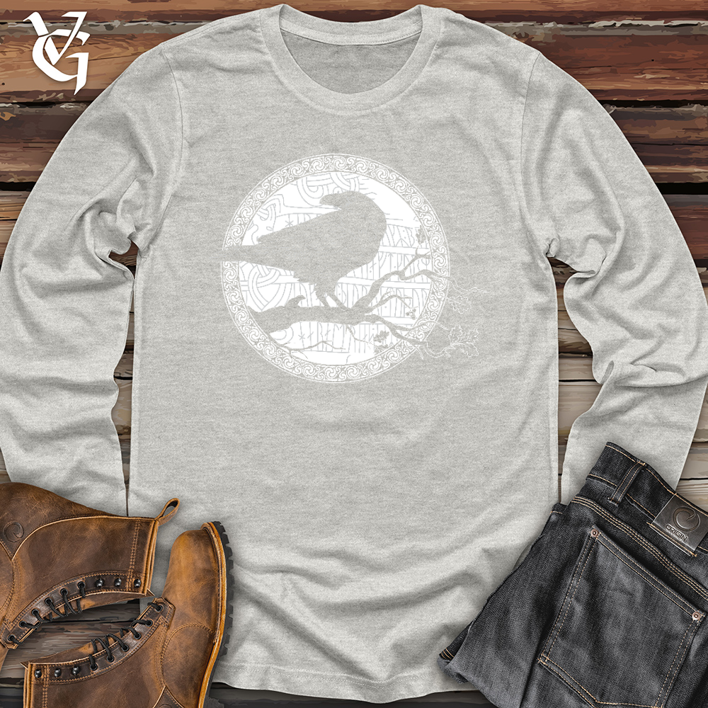Viking Goods White Raven Winter Long Sleeve Ash / L