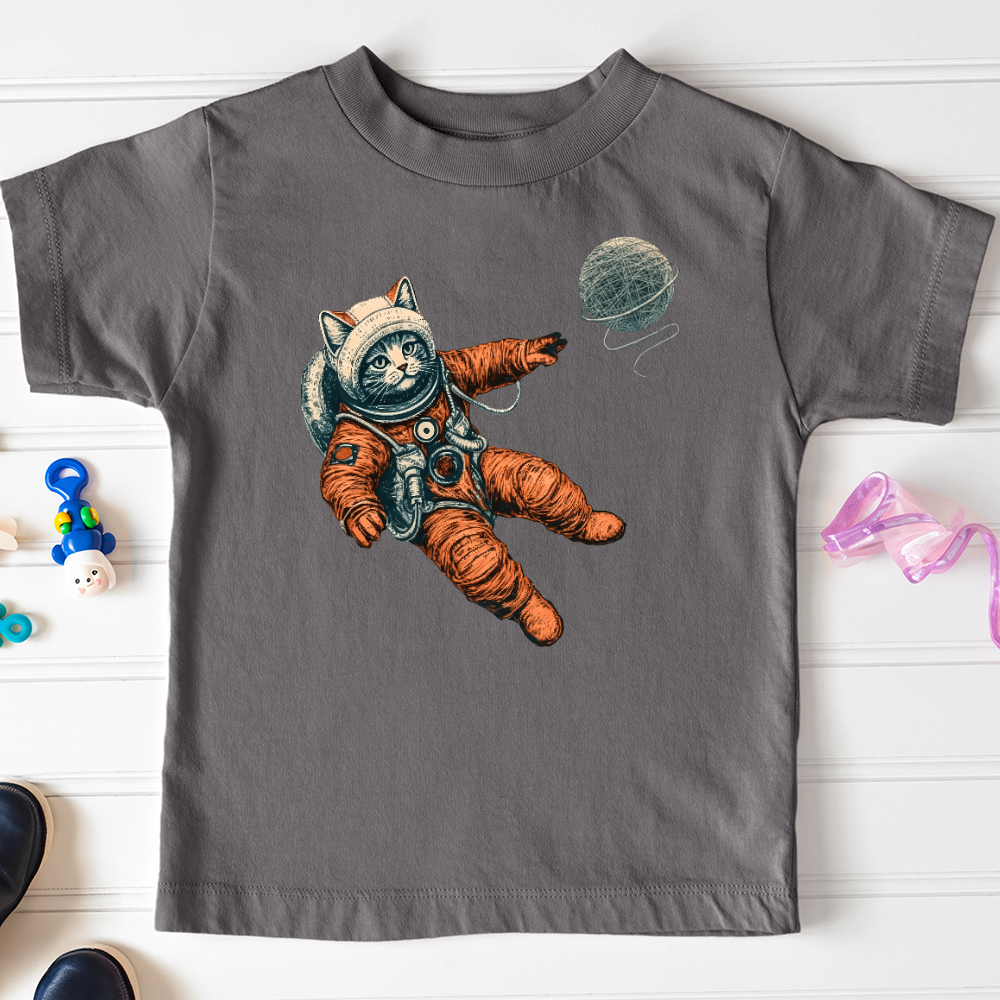 Viking Goods Astronaut Kitty Toddler Tee Asphalt / 2T