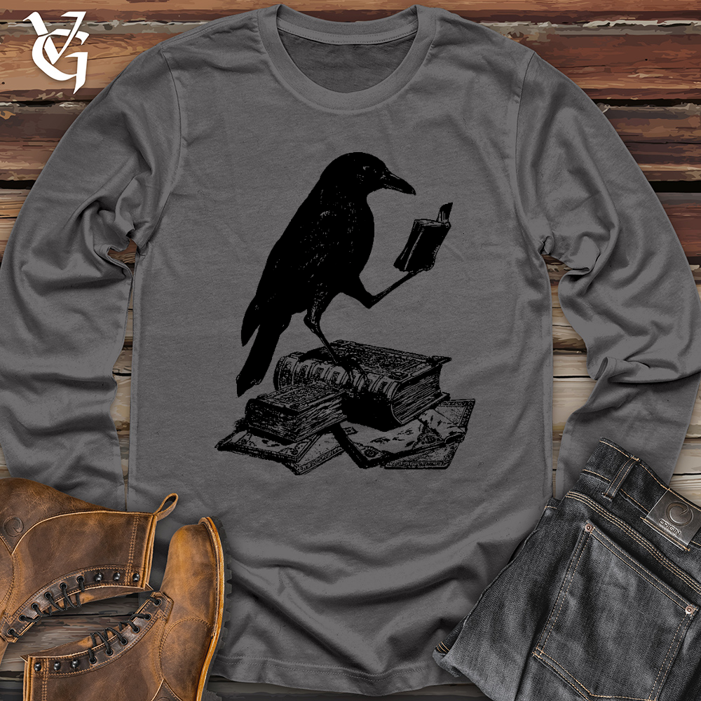 Viking Goods A Little Light Reading Long Sleeve Asphalt / L