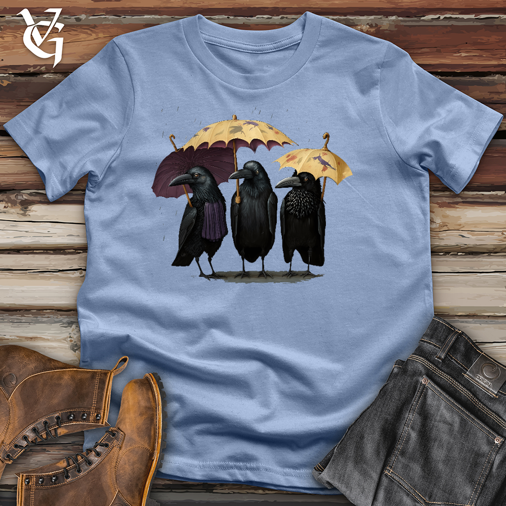 Viking Goods 3 Raven Amigos Cotton Tee Baby Blue / L