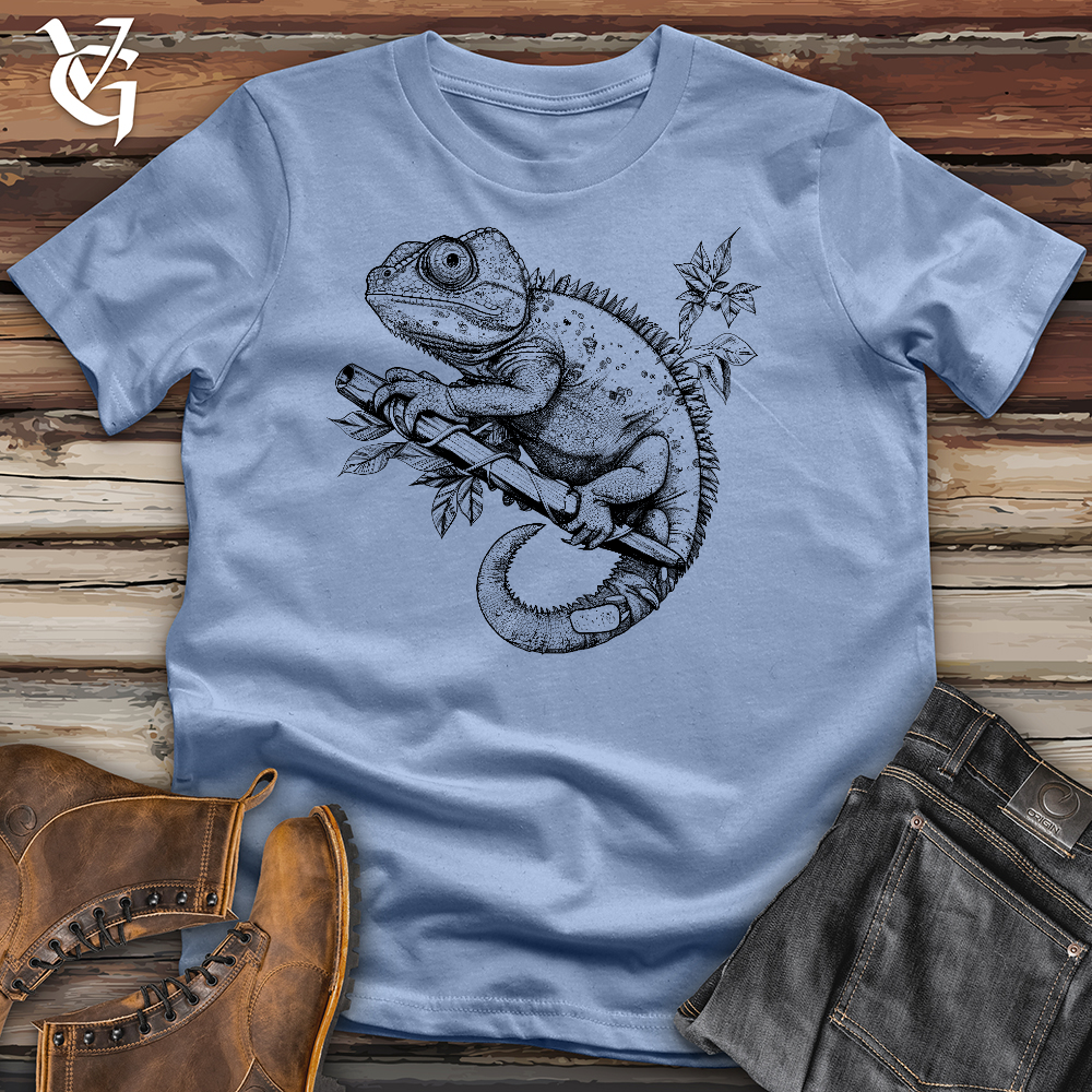 Viking Goods Chameleons Cotton Tee Baby Blue / L