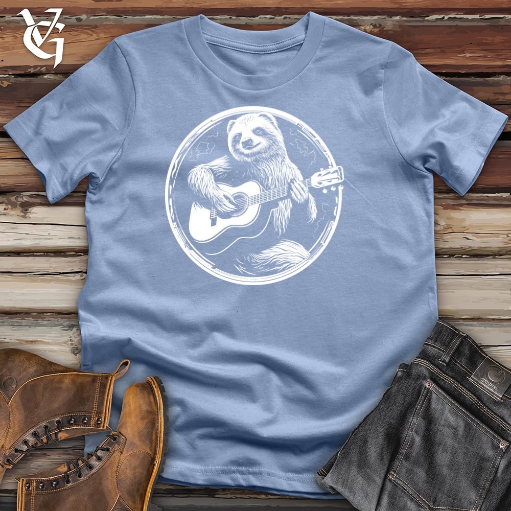 Viking Goods Laid back Groove Sloth Cotton Tee Baby Blue / L