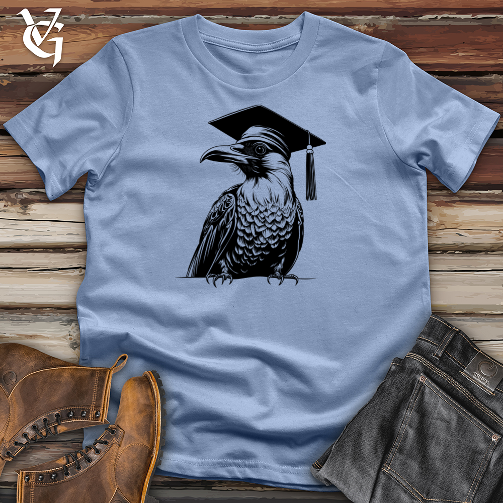 Viking Goods Wise Feather Diploma Cotton Tee Baby Blue / L