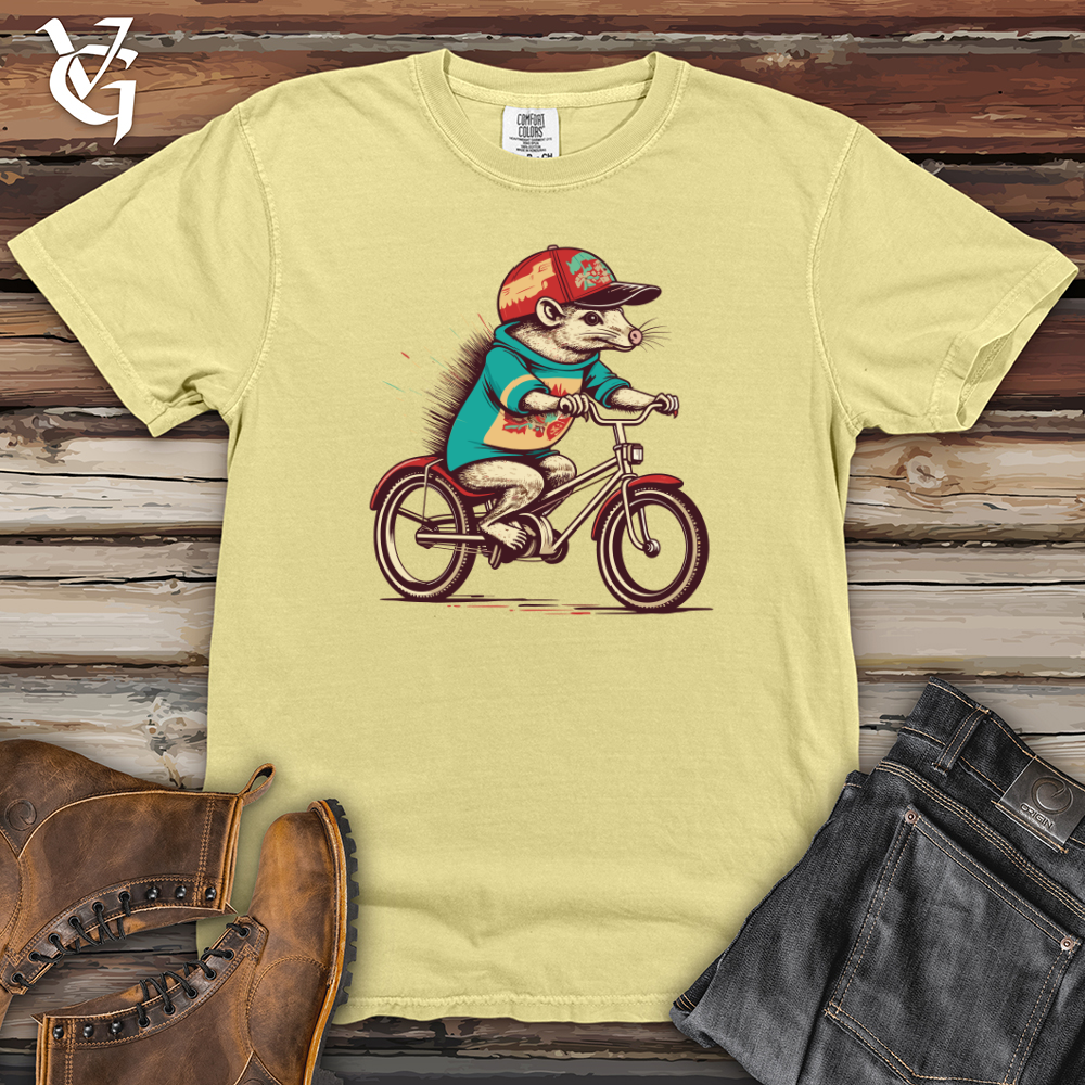 Viking Goods Armadillo Retro Bike Ride Fiesta Heavy Cotton Comfort Colors Tee Banana / L