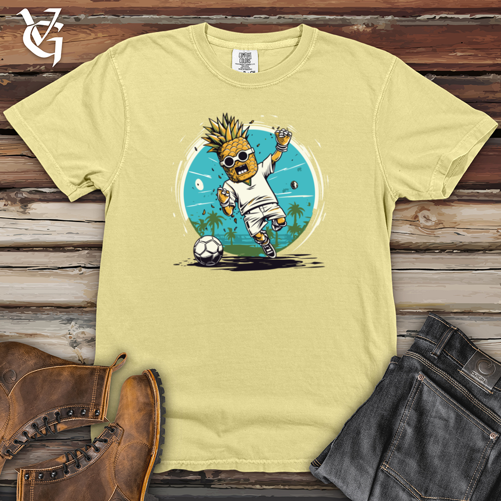 Viking Goods Galactic Soccer Pineapple Heavy Cotton Comfort Colors Tee Banana / L