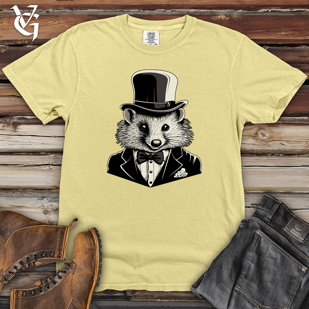 Viking Goods Gentleman Raccoon Dapper Heavy Cotton Comfort Colors Tee Banana / L