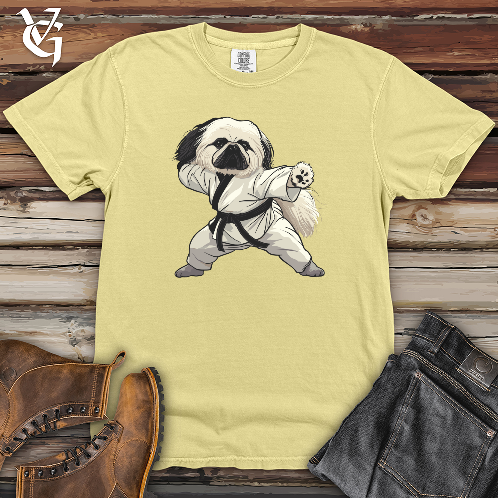 Viking Goods Karate Pekingese Power Heavy Cotton Comfort Colors Tee Banana / L