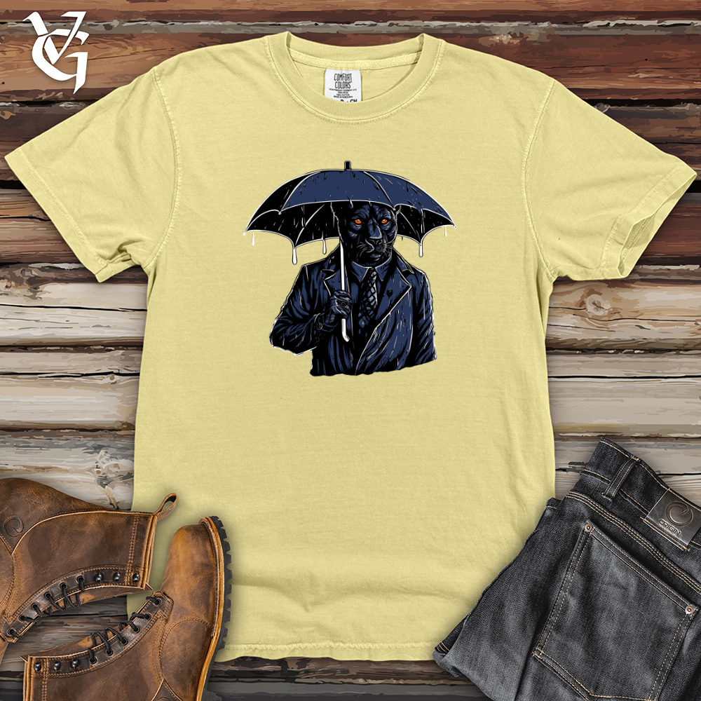 Viking Goods Panther Jungle Drizzle Umbrella Odyssey Heavy Cotton Comfort Colors Tee Banana / L