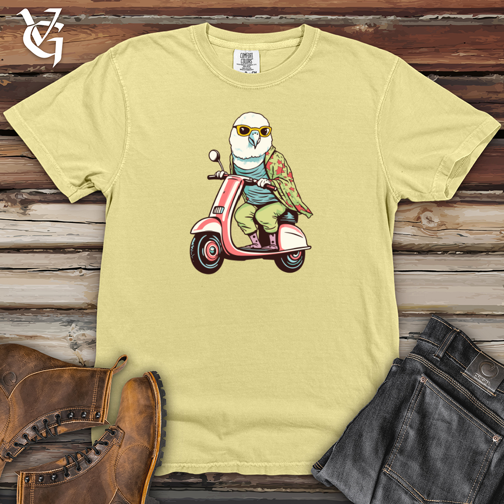 Viking Goods Parakeet Scooter Cruise Heavy Cotton Comfort Colors Tee Banana / L