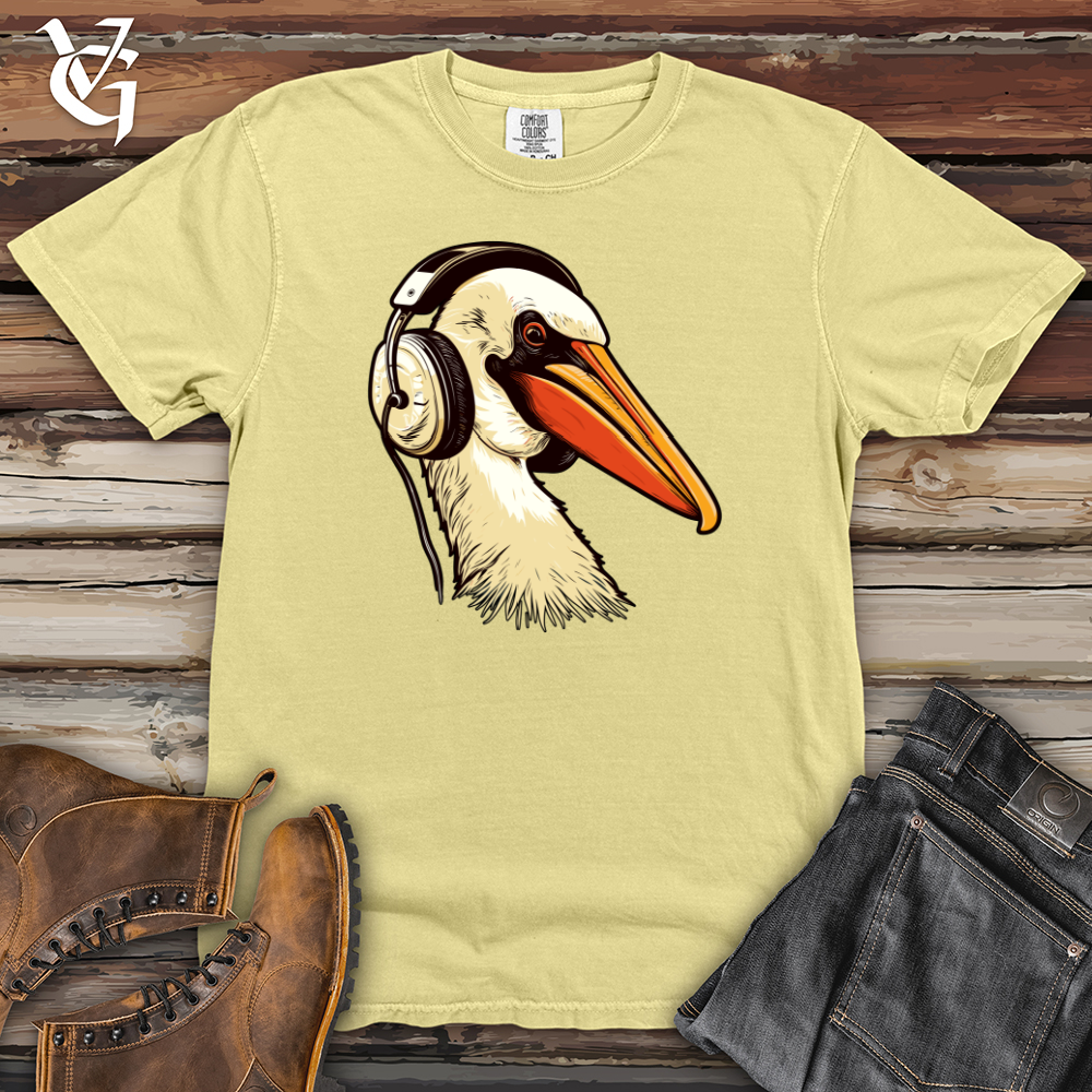 Viking Goods Pelican Headphone Harmony Heavy Cotton Comfort Colors Tee Banana / L