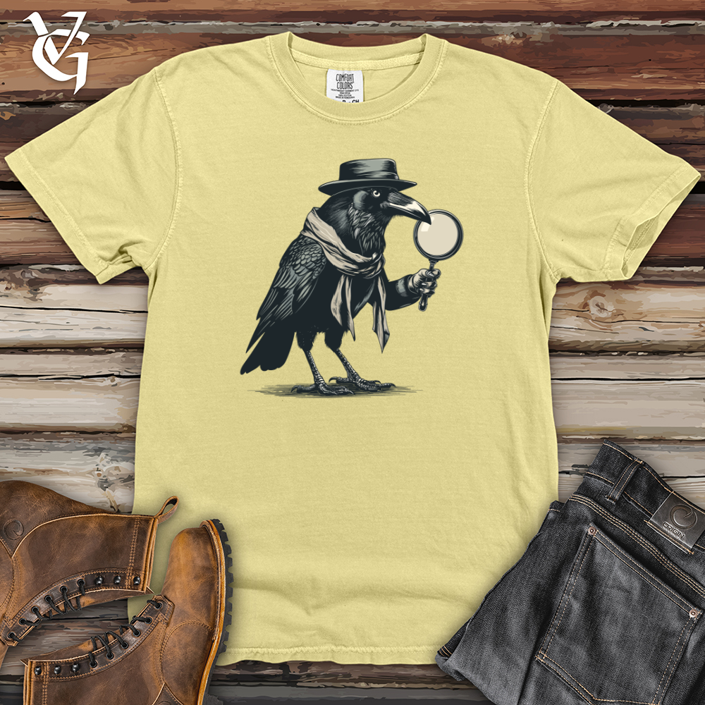 Viking Goods Raven Detective Mystery Heavy Cotton Comfort Colors Tee Banana / L