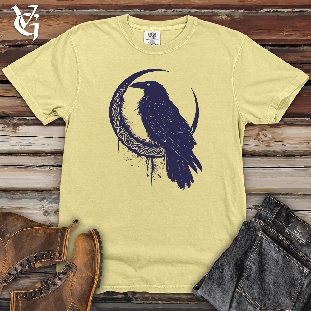 Viking Goods Raven Moonlit Enigma Heavy Cotton Comfort Colors Tee Banana / L