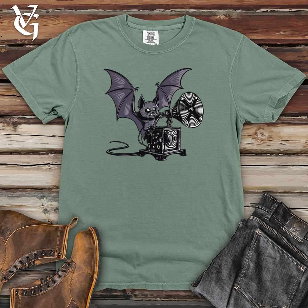 Viking Goods Bat Projectionist Nights Heavy Cotton Comfort Colors Tee Bay / L