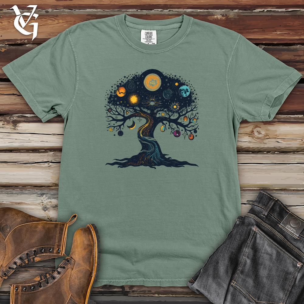 Viking Goods Cosmic Tree Universe Heavy Cotton Comfort Colors Tee Bay / L
