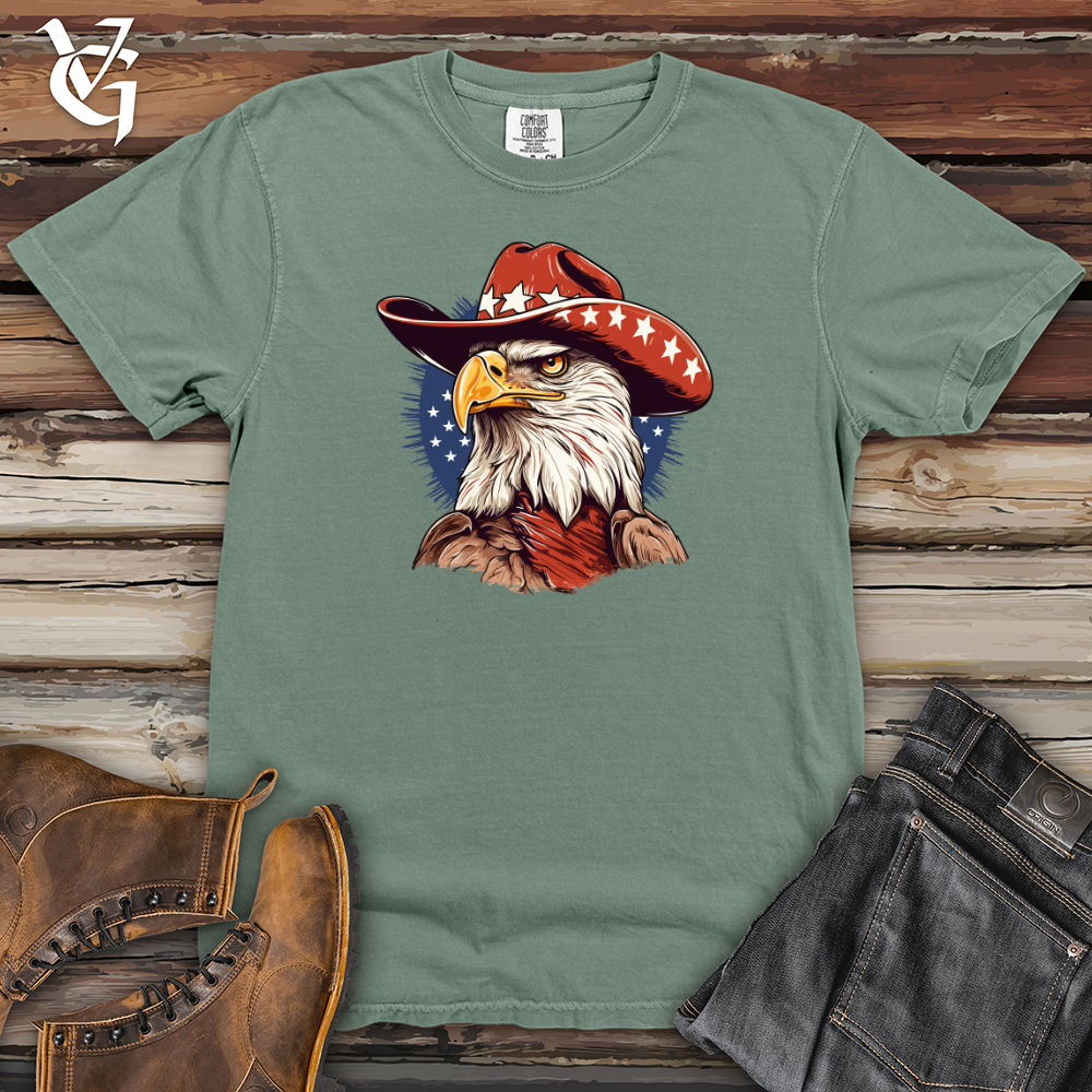 Viking Goods Eagle Sky High Cowboy Soar Heavy Cotton Comfort Colors Tee Bay / L