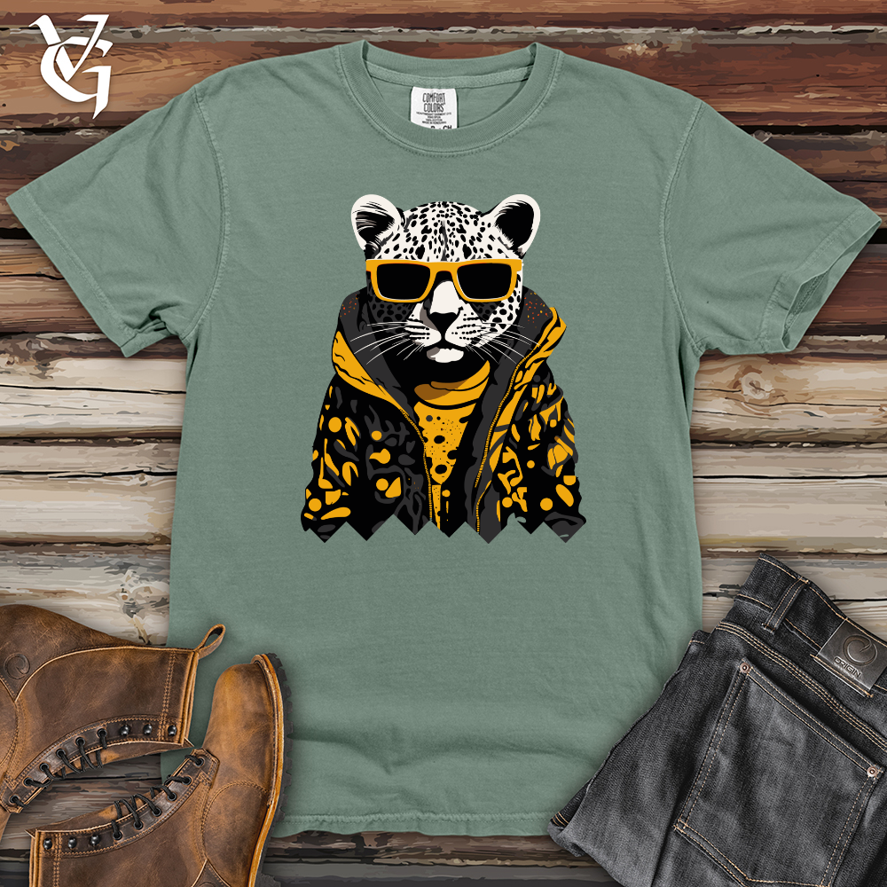 Viking Goods Leopard Streetwear Heavy Cotton Comfort Colors Tee Bay / L